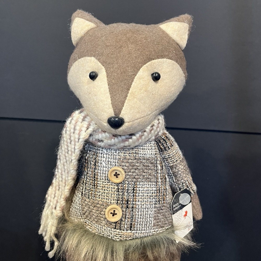 Fancy Fox Debi Lilly Holiday Fox Plush w/ Tag Bouncing Wiggly Dancing